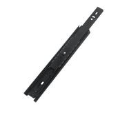 Rail Coulissant de tiroir de 20 Pouces de Longueur, Largeur de 40mm, Noir, Acier laminé à Froid, Pliable, roulement à Billes télescopique, tiroir d'armoire, 2 pièces