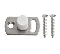 Rail coulissant guidé par le haut et le bas pour portes pliantes avec poulie rotative, construction en alliage d'aluminium supportant une limite de charge de 60 kg (roue de guidage inférieure)