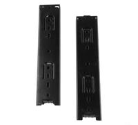 Rail coulissant pour charges lourdes - 45 mm de large - Guide à billes en | Extension complète à 3 positions, 45 mm de large, 12,7 cm de long, montage latéral, grande capacité de charge pour meubles de
