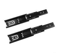 Rail coulissant pour charges lourdes - 45 mm de large - Guide à billes en | Extension complète à 3 positions, 45 mm de large, 12,7 cm de long, montage latéral, grande capacité de charge pour meubles de