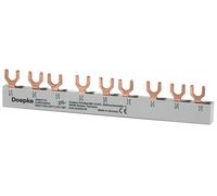 Rail de collecte Doepke EV-S G 3.9.120, 10 mm² fourche 3 phases