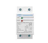 Rail de guidage 40A 60A 230V, récupération et reconnexion automatiques, dispositif protection contre les surtensions sous-tensions, relais(60A)
