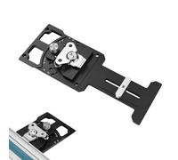 Rail de Guidage Carré à Angle Réglable, Jauge à Onglet réglable Multi-Angles pour Scie à Rail Carré avec Butée D'angle de -60 ° à 60 ° Guide carré à angle droit pour Makita pour Festool