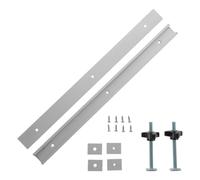 Rail de Guidage Coulissant en Aluminium 40cm pour Bois | Alliage D'aluminium, D'oxydation de Surface, Montage sur Profilés Aluminium, Atelier de Menuiserie