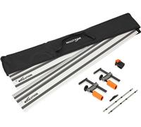 Rail de guidage de 2,8 mètres (2 x 1400 mm) pour scies circulaires, modèle universel