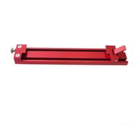Rail de guidage de coupe en alliage d'aluminium léger Rouge | Convient aux plaques de base de 145 à 280 mm, assure une compatibilité parfaite, installation facile pour différents modèles
