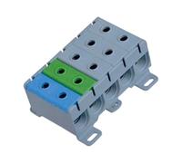 Rail de guidage de distribution en aluminium, type boîte de jonction, câble de connexion d'alimentation, rail en aluminium professionnel, bloc de bornier électrique, boîte de distribution électrique