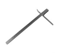 Rail de guidage de scie circulaire de 260 mm, règle de guidage en métal pour scie circulaire électrique de 17,8 cm, accessoire de coupe droite réglable pour projets de travail du bois