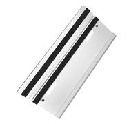 Rail de guidage en alliage d'aluminium avec kit de connecteurs et pinces pour scie circulaire ou défonceuse, 300 mm ou 400 mm de long, jaune et noir, compatible avec les rails en T standard et établi