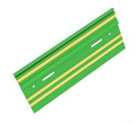 Rail de guidage extrudé en aluminium 400 mm pour scie à chenille, système de rainure de coupe en métal vert, compatible avec scie circulaire et adaptateurs de toupie pour des coupes lisses