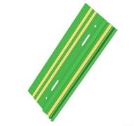 Rail de guidage extrudé en aluminium de 400 mm pour scie circulaire, rainure de coupe et finition verte
