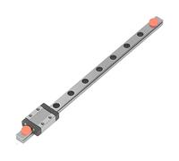 Rail de Guidage Linéaire MGN9C Guide de Glissière Linéaire Miniature pour équipement miniaturisé, Acier à Charge élevée avec Fonction D'alignement Automatique (200mm)