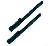 Rail de guidage pour protections de bords pour scie à chenille, pare-chocs en aluminium et couvercles de protection anti-éclats, extrémité en plastique imprimée 3D pour éviter le pelage et les