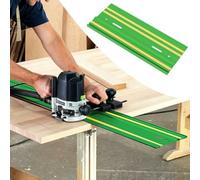Rail de Guidage pour Scie pour circulaire en Aluminium Extrudé | Rail Guide 40cm Métal, pour accessoire Scie Plongeante, Guide Découpe Panneau, Rail Aluminium pour professionnel