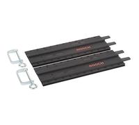 Rail de guidage pour scies circulaires - BOSCH - PKS 55 A / 66 A/AF - 2 rails de 700 mm - Plastique gris