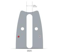 Rail de guidage pour tronçonneuse Oregon 423RNDD025; 42''; 107 cm; 3/8''; 135; 1 6 mm