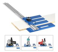 Rail de Guidage Réglable 65cm pour Scie pour circulaire - Précise Éclats | Réglage pour précis 0-65cm, verrouillage sécurisé, double règle lisible, éclat, pour idéal scie circulaire