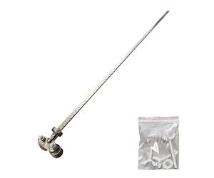 Rail de guidage scie circulaire, outil jauge mesure réglable 60 cm, guide positionnement précision avec échelle de marquage, règle robuste avec rail en aluminium, pour menuiserie ind