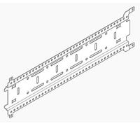 Rail de montage Dornbracht xGrid, montage mural encastré, 555mm, 1236097090