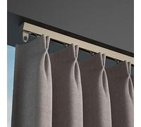 Rail de plafond commercial pour portes de terrasse coulissantes - Rail de séparation de pièce de 9,5 m pour portes, crèches, hôtels, salons, caves - Champagne H Heavy-Du Design