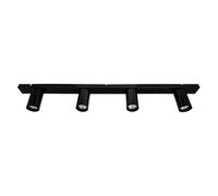 Rail de Plafond Moderne Dyberg Larsen à 4 Spots Noir