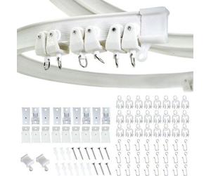 Rail de rideau de douche flexible, 3 m