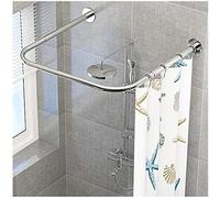 Rail de Rideau Double Blanc, Fixation Plafond, Tringle à Rideaux jointe, séparateur de pièce, Barre de Rideau en Aluminium, glissières de Rideau 160/230/380/420/500 cm, antirouille et Robust