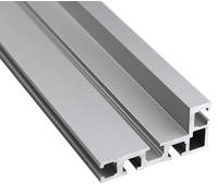 Rail de serrage en T, type 75, 800 mm, en aluminium, pour l'usinage du bois