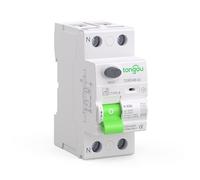 Rail Din - Fuite de terre - Pour véhicule électrique - Pile de chargement - Disjoncteur de courant résiduel DC RCCB RCD 2P 63A 30mA Type B 6KA TONGOU (63A)