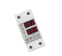 Rail Din réglable, 40a/63a, 230V, surtension, sous-tension, protecteur de surintensité, Protection de relais, compteur d'énergie kWh
