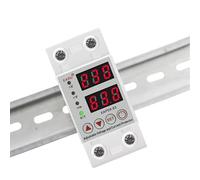 Rail Din réglable, 40a/63a, 230V, surtension, sous-tension, protecteur de surintensité, Protection de relais, compteur d'énergie kWh