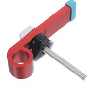Rail D'onglet en Alliage D'aluminium, Limiteur à Glissière | Bloc D'arrêt Verrouillable, Performance Antidérapante, Facile à Laver Transporter, Couleur Rouge