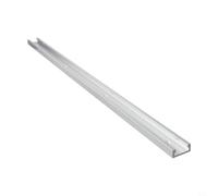 Rail en T argenté type 30 en alliage d'aluminium pour le travail du bois, guide de rainure avec barre à onglet de 19 mm, compatible avec blocage rapide (longueur au choix) (600 mm)