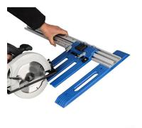 Rail Guidage pour bois 65cm Alliage pour aluminium Anti-usure | Précision 0-65cm, ajustement libre, pour idéal scies circulaires, finition lisse, travail pour bois pro