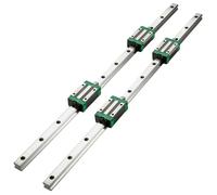 Rail linéaire-1700 mm Rail linéaire CNC avec 4 blocs de roulements HSR 20 Uu - Guidage linéaire série HSR 20