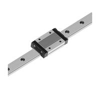 Rail linéaire, 300 350 400 450 500 600 Mm Miniature Rail Linéaire Glissière 1 Pièces MGN12 Guide + Noir SS Chariot