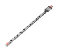 Rail linéaire Glissière de rail linéaire miniature de 200 mm avec bloc coulissant de chariot en acier à roulement élevé pour machines-outils CNC, imprimantes 3D et équipements (300mm)