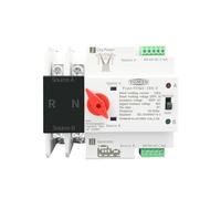 Rail monophasé 110V 220V double sélecteur de puissance 2P 63A 100A 125A
