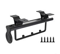 Rail ouvert pour armoire - Montage extensible (250 mm) | Design télescopique, réglable en continu, s'adapte à n'importe quelle armoire, largeur maximale 500 mm, aspect noir