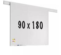 Rail pour tableau blanc PRO Baird - Acier émaillé - Planning hebdomadaire - Planning mensuel - Planning annuel - Magnétique - Blanc - 90x180cm