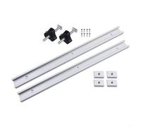 Rail T-Slot Alliage Alu 50cm pour Fixation pour bois Rail T-Slot(400mm（16inch）)