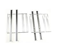 Rail télescopique double pour four encastrable - SIEMENS - BLAUPUNKT - CONSTRUCTA - Gris