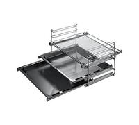 Rail télescopique pour four encastrable - Neff - Siemens - Bosch - 3 niveaux avec fonction stop