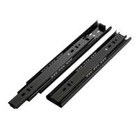 Rail Tiroir Coulissant Glissières De Tiroir En Acier Inoxydable 6 À 20 Pouces, Rail Fermeture Douce, Quincaillerie Meubles D'armoire Coulissante Trois Sections(10 Inch-ordinary)