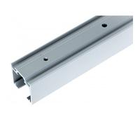 Rail Xperta pour porte coulissante suspendue fixation plafond ou mural - 2m - gris ARGENTA