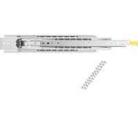 Railes de guidage pour tiroirs à extension complète, longueur 1321 mm, rails télescopiques verrouillables, 1 paire, capacité de charge 226,8 kg