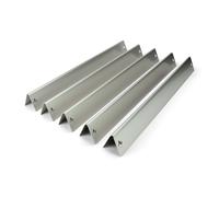 Rails aromatiques en acier inoxydable pour Weber - Couvercle de brûleur pour Spirit 300 et Genesis Silver (régulateur sur le côté)
