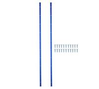 Rails en T en alliage d'aluminium 1000 mm avec trous et vis pré-percés | Rails à double fente coulissants lisses pour table de toupie d'établi de travail du bois avec 10 trous pré-percés espacés de