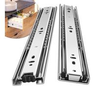 Rails télescopiques de guidage de tiroir, extension complète, charge maximale 45 kg, longueur 600 mm, paire