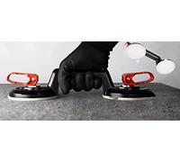 Raimondi Double ventouse pour carrelage texturé Blanc Capacité de charge 57 kg Biventosa Plus